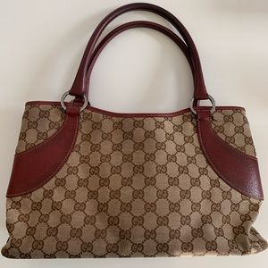 Gucci Canvas exterior shoulder Bag